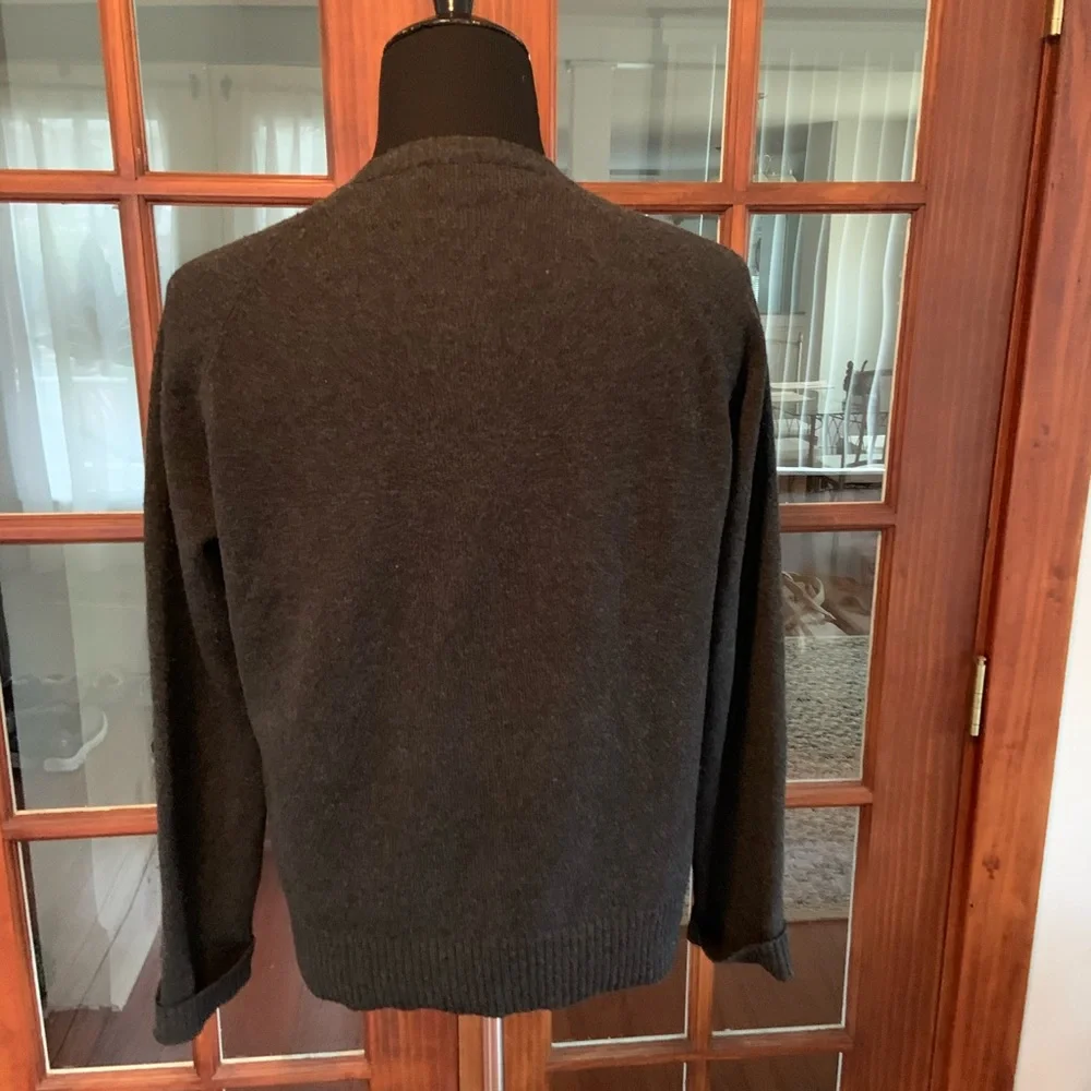 J. Crew Men's Charcoal Crewneck Sweater